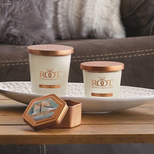 Root Candles 6.3oz. Small Scented Honeycomb Veriglass Jar Candle